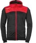 Kempa EMOTION 2.0 HOOD JACKET 4XL schwarz/rot/gelb - Schwarz - 4XL