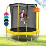 Klarfit Kinder Trampolin Indoor/Outdoor, Kleines Trampolin f&uuml;r Kinder,