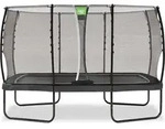 EXIT Allure Classic Trampolin 214x366cm, auf Beinen, Rechteckig, Schwarz - Schwarz