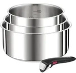 Tefal Ingenio Preference 4-teiliges Kasserollen-Set L898S4, Edelstahl,...