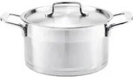 KARL KR&Uuml;GER Bratentopf Kreta &Oslash;16cm Edelstahl - Silber