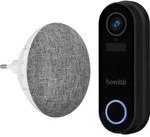 Hombli smarte T&uuml;rklingel 2 (wei&szlig;) + Gong - Schwarz/Wei&szlig;