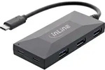 InLine USB 3.2 Gen.1 Hub, USB-C zu 2 Port USB-C und 3 Port USB-A, ohne PSU, USB 2.0