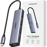 Ugreen Usb Typ C Hub Splitter - 4X Usb 3.2 Gen 1 Silber (Cm473 20841) - Silber