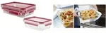 EMSA CLIP & CLOSE GLAS, Box, Rechteckig, 0,8 l, Transparent, Glas, 420 &deg;C -