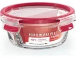Emsa Clip&Close Glass Vorratsdose 550 ml Glas Rot - Transparent