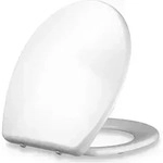 Dombach&reg; Premium Toilettendeckel mit Absenkautomatik Abnehmbar (Wei&szlig;) WC Sitz mit