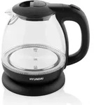 HYUNDAI Glas-Wasserkocher VK 101 mit 1,0 Liter Volumen und 1100 Watt HYUVK101 -