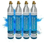 4 x CO2 Reserve-Zylinder f&uuml;r 425g | 60l Sprudel-Wasser - Kohlens&auml;ure