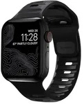 Nomad Sport Band, Band, Smartwatch, Schwarz, Apple, 41mm / 42mm, Gummi - Schwarz