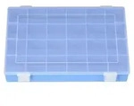 h&uuml;nersdorff 611900, Aufbewahrungsbox, Blau, Rechteckig, Polypropylen (PP),