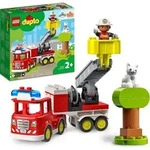 LEGO 10969 DUPLO Town Feuerwehrauto Spielzeug, Lernspielzeug f&uuml;r Kleinkinder ab 2