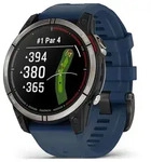 Garmin quatix 7, 3,3 cm (1.3"), AMOLED, Touchscreen, WLAN, GPS, 70 g - Blau