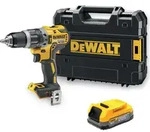 DEWALT 18 VOLT Schlagbohrschrauber mit 1,7 ah POWERSTACK Akku