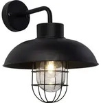 BRILLIANT Au&szlig;enwandleuchte, h&auml;ngend Portland schwarz IP44 E27 60 Watt dimmbar g. f.