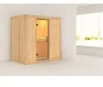 Karibu Sauna Innensauna Variado Fronteinstieg ohne Zubeh&ouml;r 196x118x198 cm ohne
