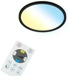 LED Panel Smart WiFi Bluetooth dimmbar CCT 18W schwarz Kunststoff Briloner - Schwarz