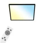 LED Panel App Steuerung WiFi Bluetooth CCT 22 W schwarz Kunststoff Briloner -...