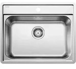 Blanco Lemis 6 - Sp&uuml;le, 615x500 mm, geb&uuml;rsteter Edelstahl 525108 - Silber
