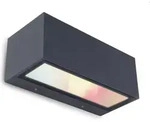 LUTEC Gemini LED Aussenwandleuchte 2fach 2700-6500 K dimmbar 13W RGB+CCT IP54