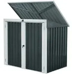 HOME DELUXE - M&uuml;lltonnenbox BASURA M - Ma&szlig;e 158 x 101 x 134 cm, Raumfl&auml;che 1,3 m2