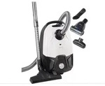Hanseatic Bodenstaubsauger Carbon Optik, Platzsparend verstaubar, Unter 75dB,...