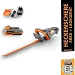 FUXTEC Heckenschere 20V inkl. Akku FX-E1HS20 Elektrischer Heckentrimmer mit Li-Ionen