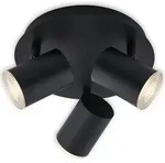 LED Badleuchte Spotleuchte 3xGU10 IP44 5 W schwarz Metall-Kunststoff Briloner -
