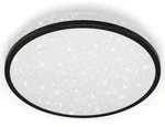 LED Badleuchte Sternendekor Kabelschalter 40W schwarz Kunststoff Briloner -