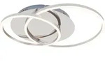LED Deckenleuchte Deckenlampe dimmbar Chrom-Alu 3000K &Oslash; 30cm 40 W Briloner -