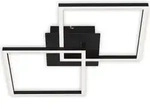 LED Deckenleuchte Dimmbar drehbar 24W schwarz Metall-Kunststoff Briloner - Schwarz