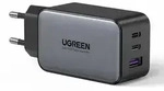 Ugreen Nexode Triple USB / USB-C Charger Power Delivery 65W 3.25A - Black - Schwarz