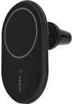 Belkin BOOST Charge mag.Kfz-Halt 10W Ladefunk. inkl.Kfz-Ladeger&auml;t - Schwarz