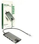 Inter-Tech GDC-802, Kabelgebunden, USB 3.2 Gen 1 (3.1 Gen 1) Type-C, 100 W, 1000