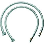 Grohe Anschlussschlauch Set 3/8 ́ ́ 484 mm chrom - 45484000 - Silber