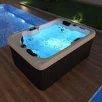 TroniTechnik&reg; Outdoor Whirlpool LEVANZO inkl. Heizung, Hydromassage, Sanit&auml;racryl