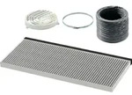 Bosch DWZ2IT1I4, Abluftset f&uuml;r Dunstabzugshaube, Grau, Bosch, 300 g, 220 mm, 535 mm