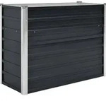 vidaXL Garten-Hochbeet Anthrazit 100 x 40 x 77 cm Verzinkter Stahl - Grau