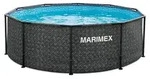 Marimex Florida Pool &Oslash; 305x91 cm Rattan-Optik - Schwarz