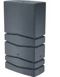 Regentonne eckig NEPTUN 350 Liter anthrazit inkl. Hahn - Grau