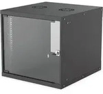 INTELLINET Wandverteiler 19" 9 HE 540x560 Flatpack schwarz