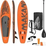 ECD Germany Aufblasbares Stand Up Paddle Board Makani, 320x80x15 cm, Orange,...