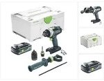 Festool TPC 18/4 I-Basic Akku Schlagbohrschrauber 18 V 75 Nm Brushless + 1x...