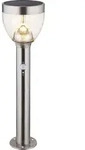 Globo Lighting Solarleuchte Edelstahl, LED - Silber