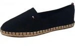 Tommy Hilfiger Basic Espandrills Leinenschuh Schwarz - Schwarz - 39