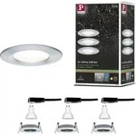 Paulmann LED Einbauleuchte Nova Basisset starr - Silber