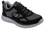 Skechers Burns Agoura BKGY Gr&ouml;&szlig;e EU 44 Normal - Schwarz - 44