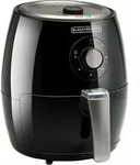 Black & Decker BXAF2500E, Hei&szlig;luftfritteuse, 2,5 l, 80 &deg;C, 200 &deg;C, 60 min,