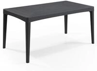 Allibert Girona Tisch Anthrazit - wetterfest, Garten, Outdoor | Final