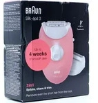 Braun Silk-&eacute;pil 3 - Wei&szlig;/Rosa